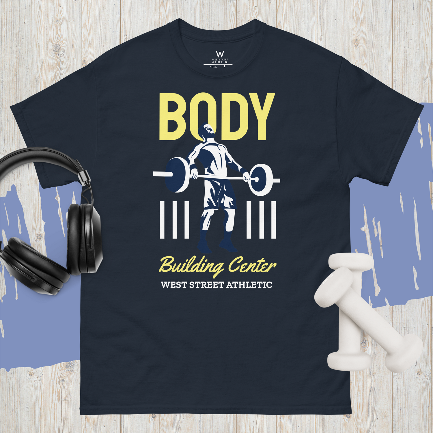 Gym Tees - Body Building Center Tee